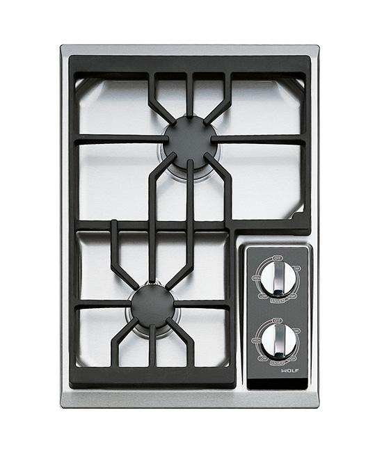 Wolf 2 discount burner gas cooktop